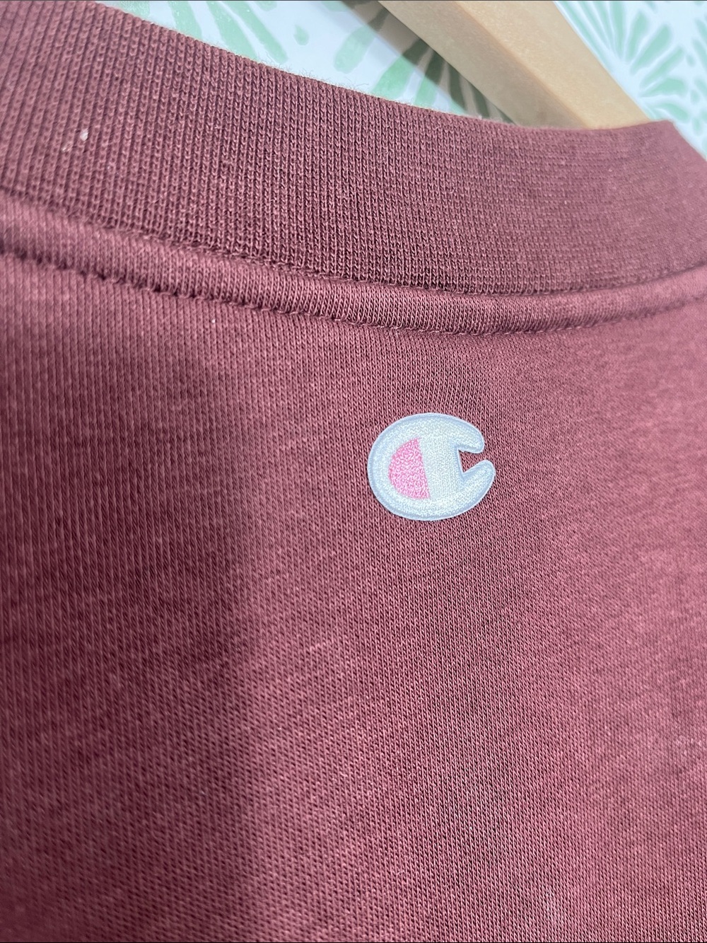 Champion Deep Maroon V-Neck Pullover - Picture 8 of 9